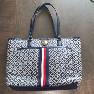 Tommy Hilfiger Logo and Stripe bag NWT
